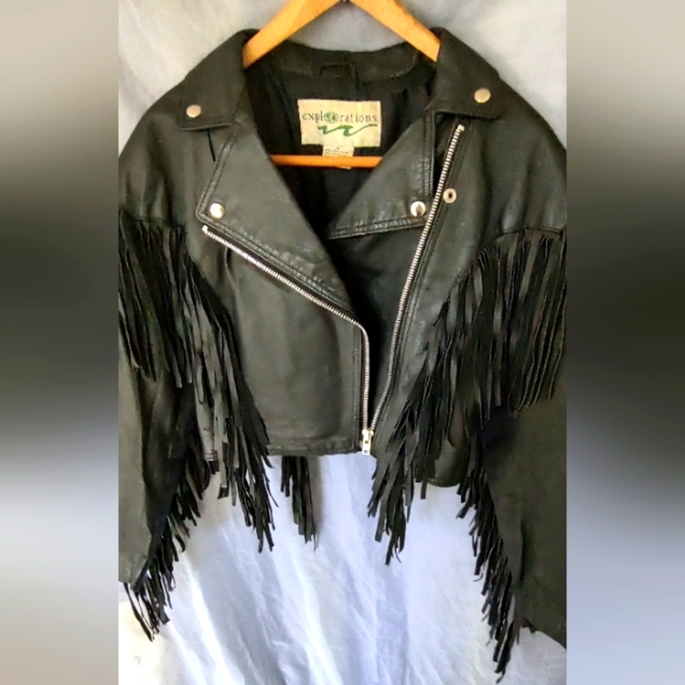 Women's Leather Motorcycle Jacket